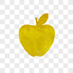 苹果金色抽象闪亮图片