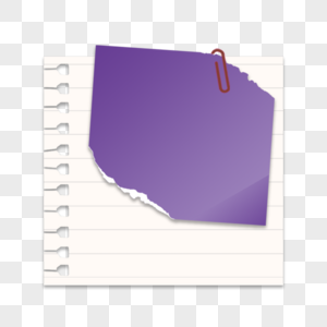本纸线圈纸紫色卡通图案图片