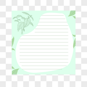 竹子信纸绿色卡通图片图片