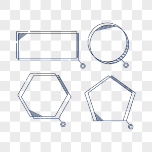 科技未来感文字线框合集图片