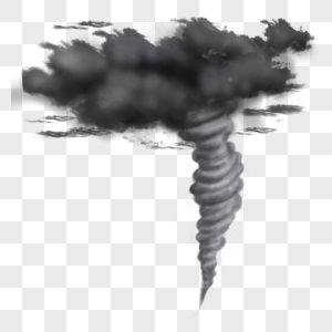 自然现象黑色龙卷风乌云图片