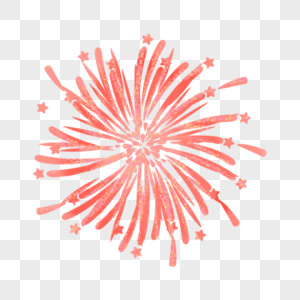 红色螺旋线条抽象水彩烟花爆炸烟火图片