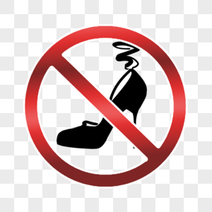 禁止符号系带高跟鞋图片