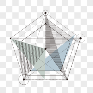 几何线条抽象组合图形图片