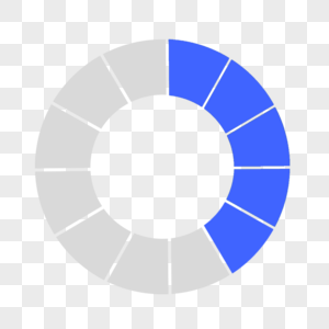 蓝色纯色进度条页面等待图标标签图片