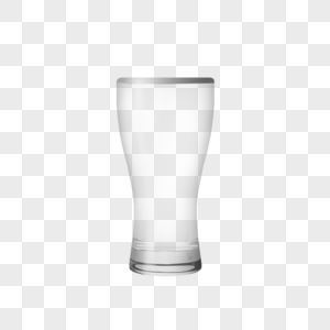 简约透明玻璃饮料杯图片