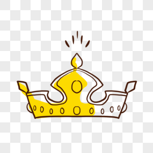 黄色美丽的宝石皇冠图片