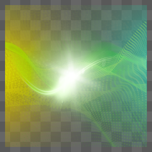 绿色闪光抽象科技光效图片
