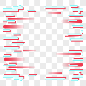 简约风格抖音抽象边框图片