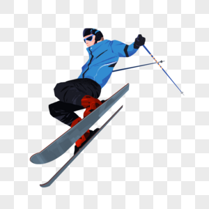 滑雪的男子图片