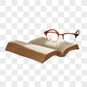 书籍和眼镜图片