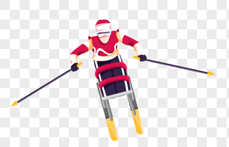 冬季残疾运动会越野滑雪图片