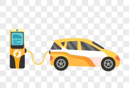 汽车充电充电桩汽车高清图片