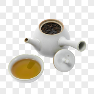 茶汤与茶壶图片