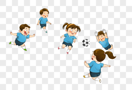 学生踢足球图片