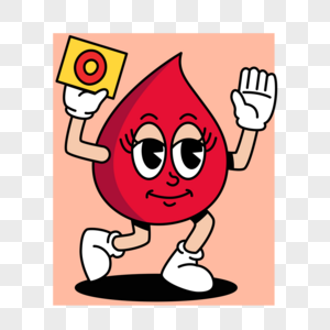 O型血血滴图片