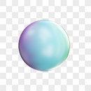 C4D彩色圆球图片