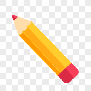 铅笔开学红彩笔高清图片