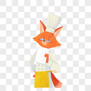 狐狸厨师图片