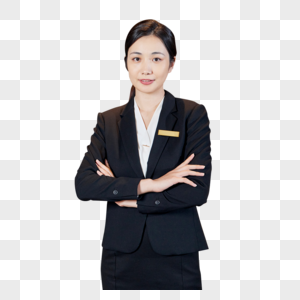快捷酒店专业女服务人员形象图片