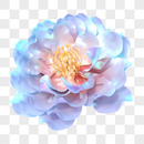 3DC4D立体春季植物花装饰牡丹花卉图片