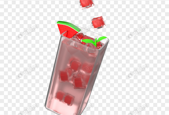 夏天水果果汁-元素高清图库