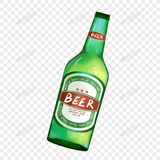 一瓶啤酒图片
