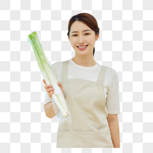 蔬菜区女店员形象图片