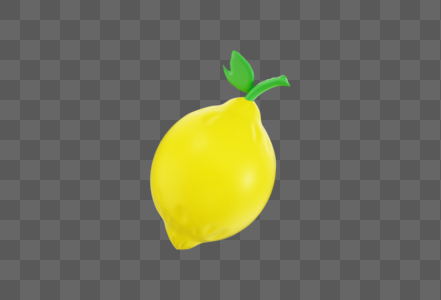 柠檬3D模型图片