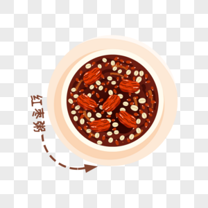 红枣粥图片