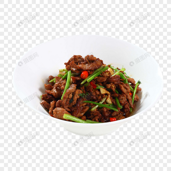 小炒黄牛肉图片