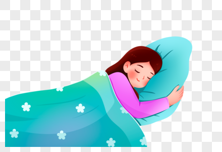 睡觉的女孩世界睡眠日睡眠日高清图片