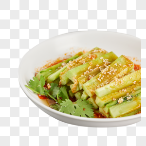 中式凉菜黄瓜条图片