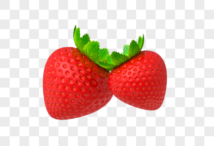 立体草莓草莓派派工高清图片