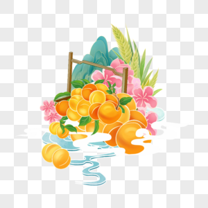杏子食盒图片