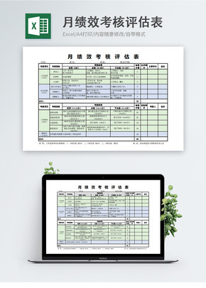 销售部绩效考核表excel文档