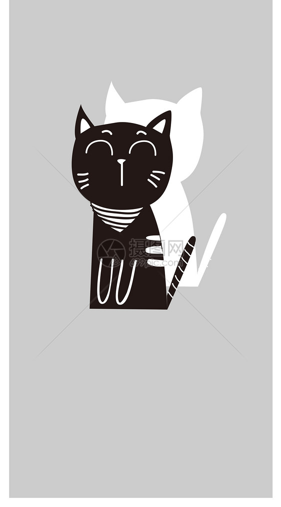 黑猫手机壁纸