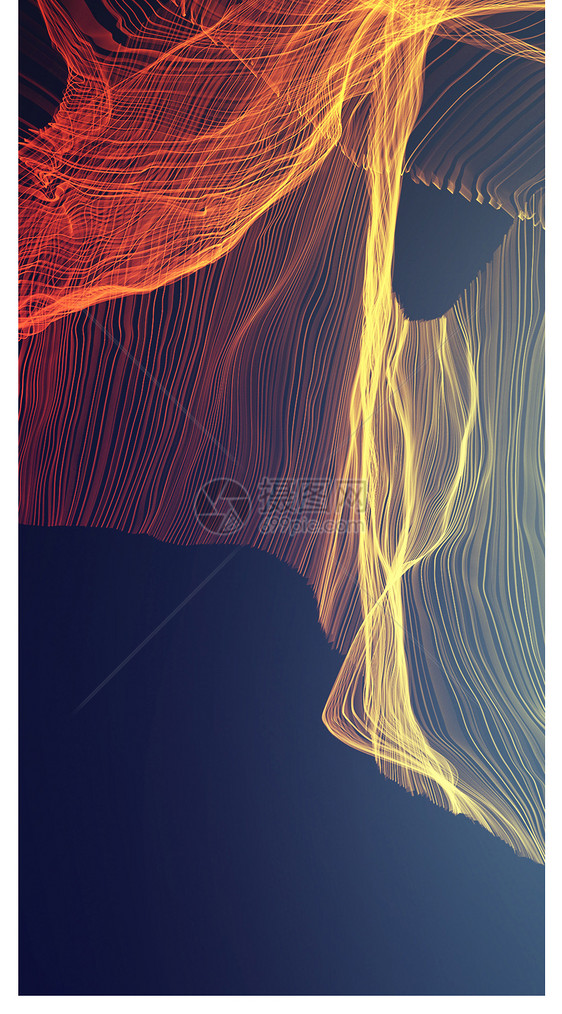 抽象线条手机壁纸