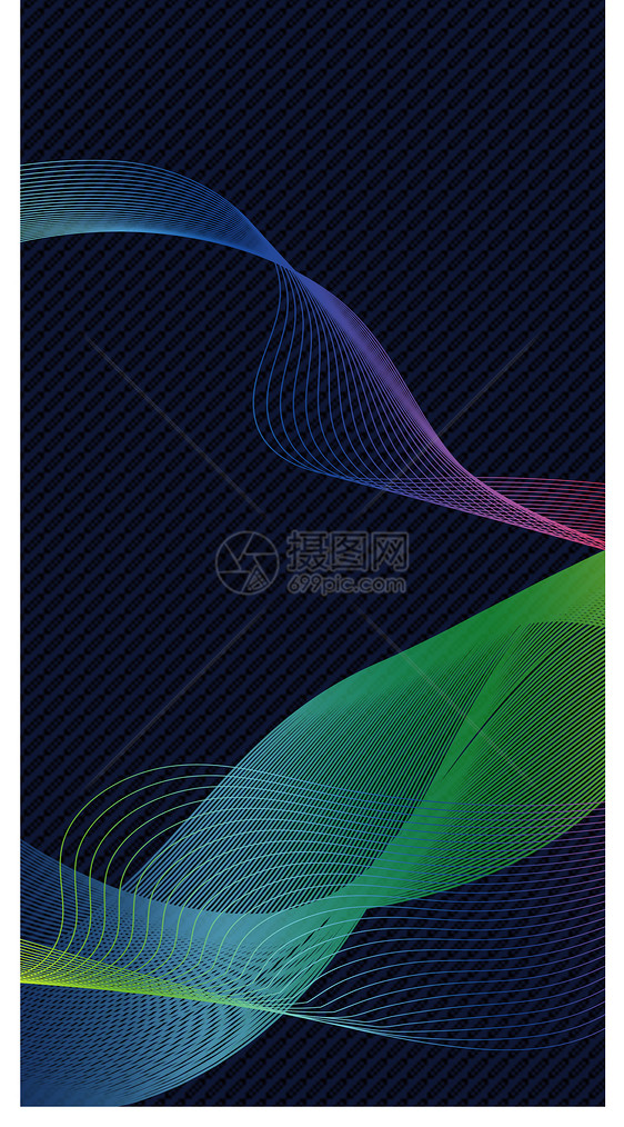 线条几何背景手机壁纸