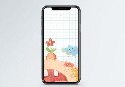 卡通画手机壁纸图片素材_免费下载_jpg图片格