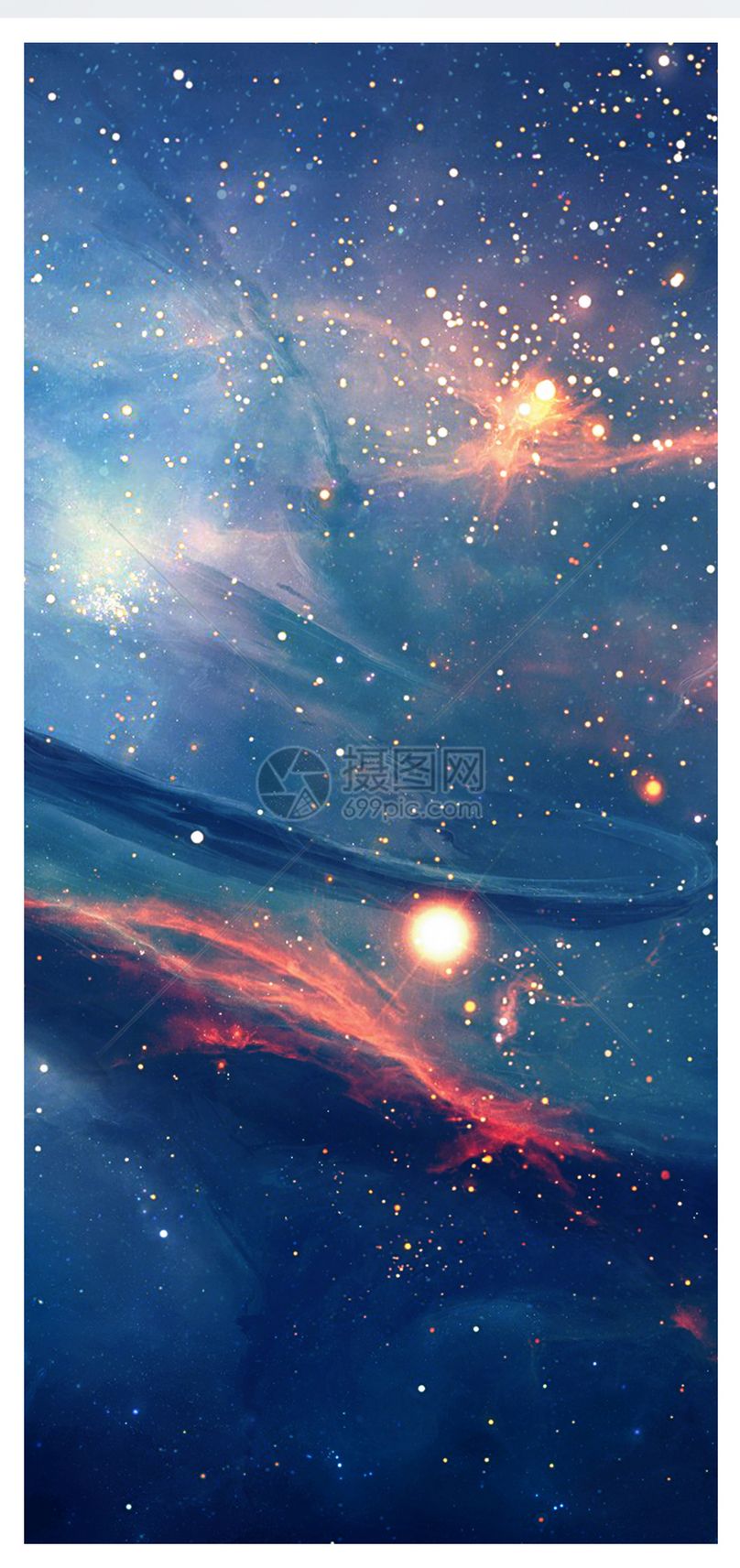 星空酷炫手机壁纸模板素材-正版图片400569242-摄图网