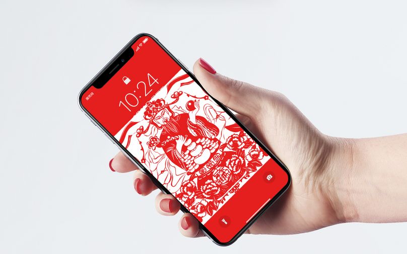 财神爷手机壁纸图片素材_免费下载40057054