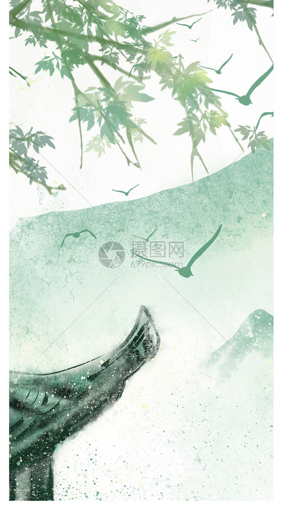 中国风背景手机壁纸