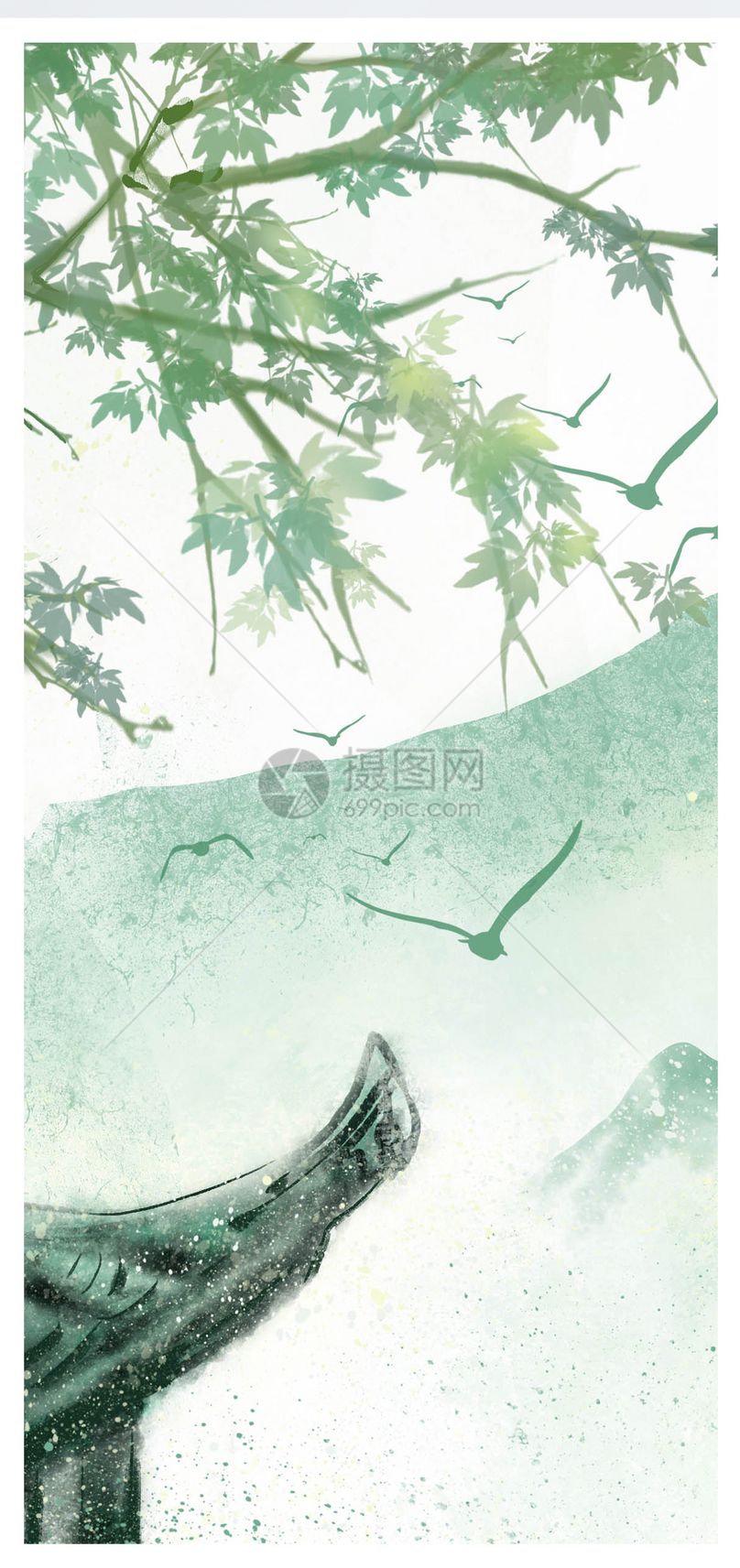 中国风背景手机壁纸