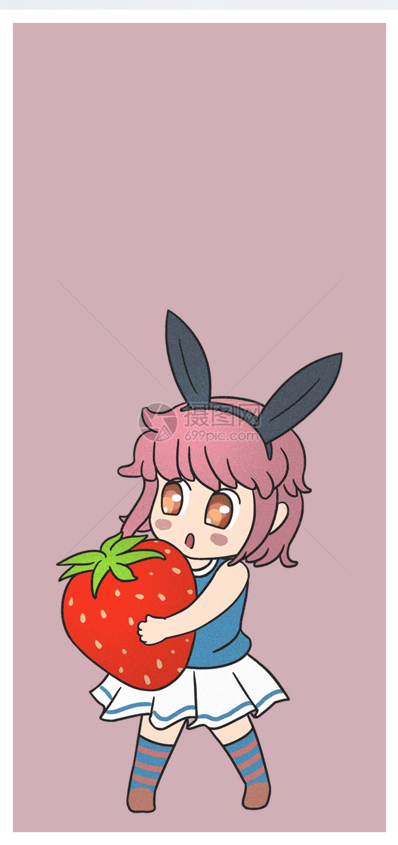 卡通可爱手机壁纸图片素材_免费下载4006612