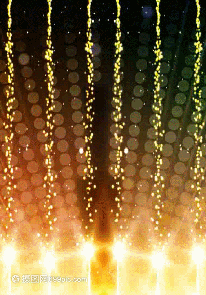 舞台灯光升起新年h5动态背景素材