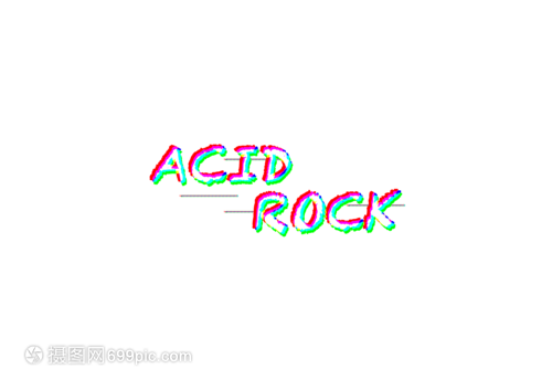 摇滚英文免抠元素