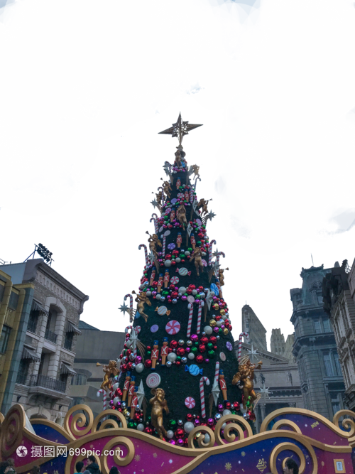 日本大阪环球影城圣诞树