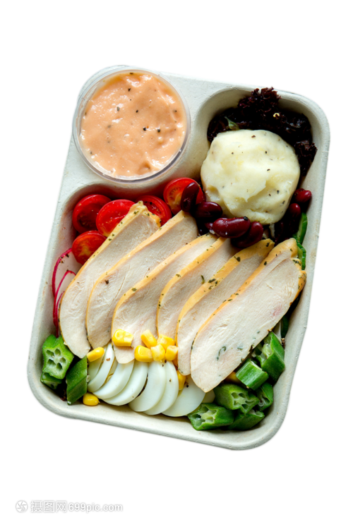 烟熏鸡胸肉沙拉