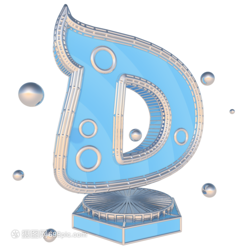 立体创意英文字母舞台